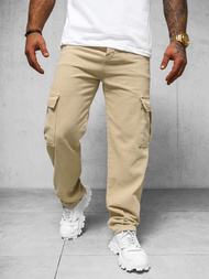 Herren Hose Beige OZONEE DO/4001