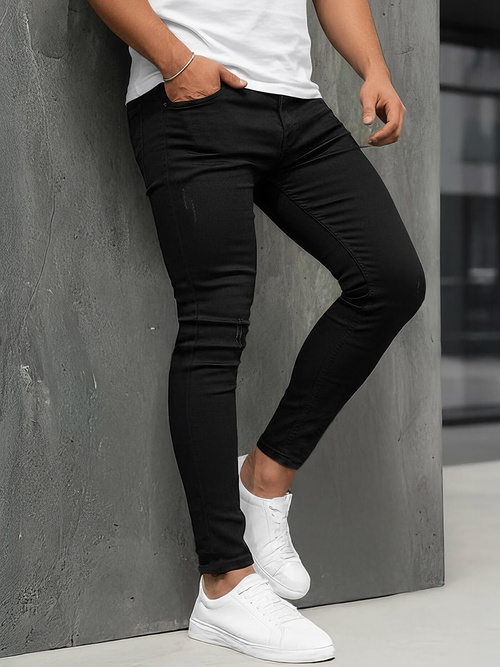 Herren Jeanshose Schwarz OZONEE DO/2820/1