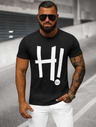 Herren T-shirt Schwarz OZONEE O/T1261/3