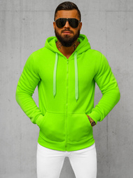 Herren Kapuzenpullover Grün-Neon OZONEE JS/2008Z