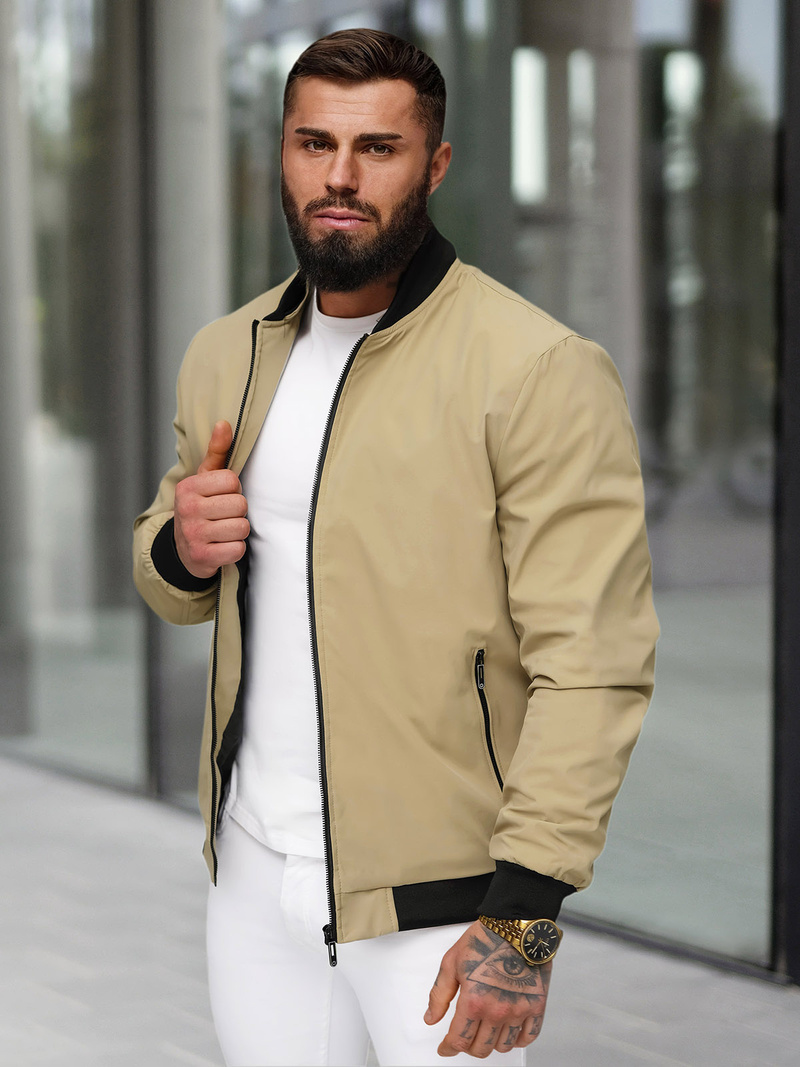 Herren Jacke Beige OZONEE JS/62M9502/62