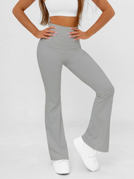 Damen Leggings mit Breiten Beinen Grau JS/17K587/5