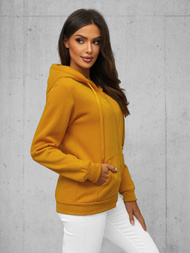 Damen Kapuzenpullover Camel OZONEE JS/W03Z