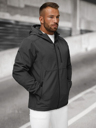 Herren Übergangsjacke Dunkelgrau OZONEE JS/27B6529/5