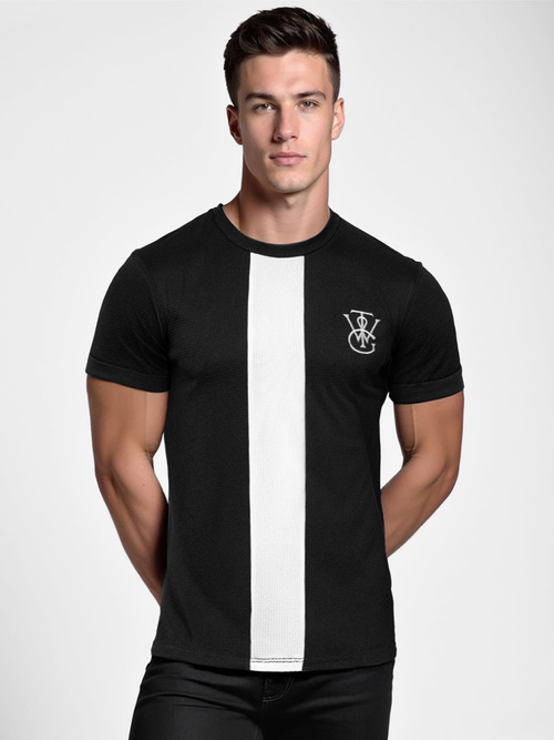 Herren T-shirt Schwarz OZONEE O/L1184