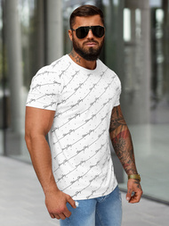 Herren T-shirt Weiß OZONEE O/QQ1323