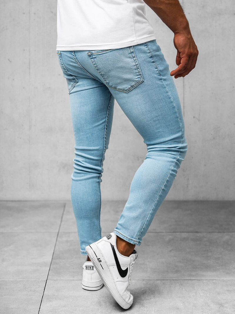 Herren Jeanshose Blau OZONEE O/426SP