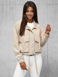 Damen Jacke Beige OZONEE O/G118Z