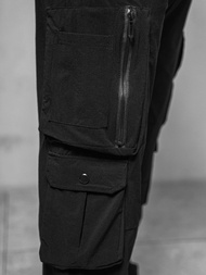 Herren Hose Schwarz OZONEE O/PS5527