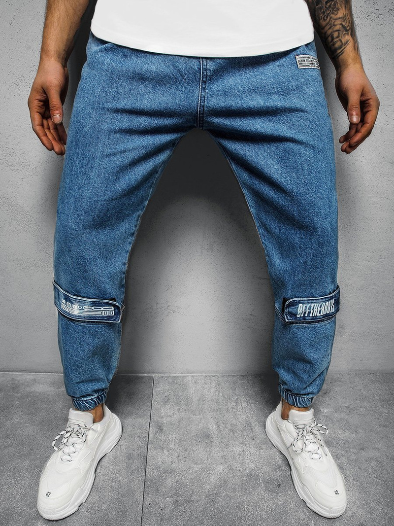 Herren Jogger Jeans Blau OZONEE O/K153/15
