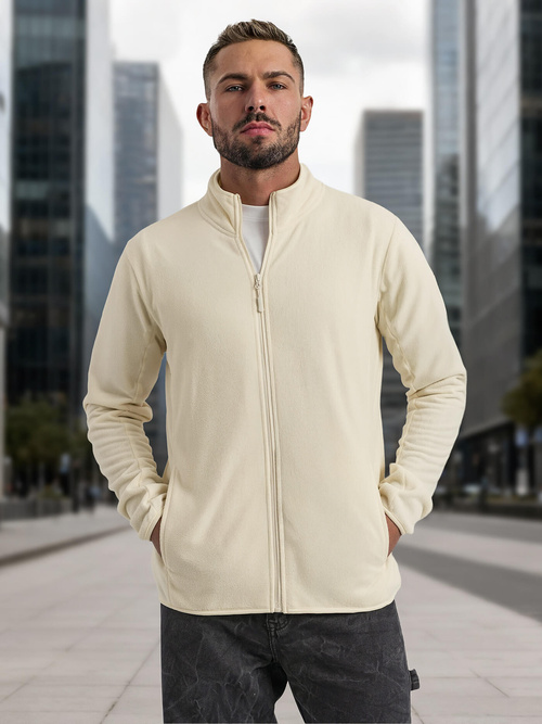 Herren Sweatshirt Ecru OZONEE JS/HH016/1