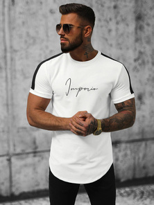 Herren T-Shirt Weiß OZONEE O/P1180