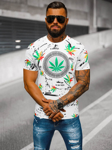 Herren T-shirt Weiß OZONEE O/T131/1