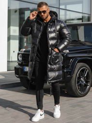 Herren Winterjacke Schwarz OZONEE O/M3205Z