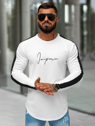 Herren Sweatshirt Weiß OZONEE O/D7197Z