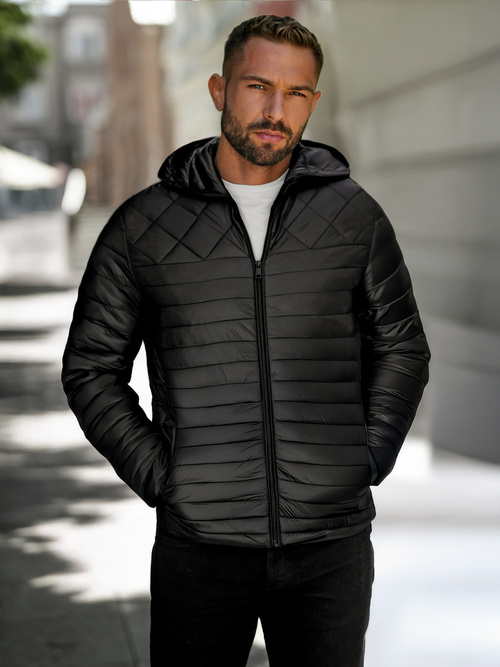 Herren Jacke Schwarz OZONEE JS/16M9328/392B