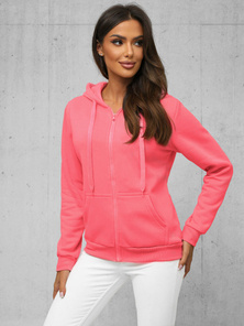 Damen Kapuzenpullover Rosa OZONEE JS/W03Z