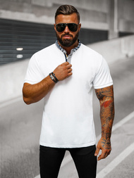 Herren Poloshirt Weiß OZONEE O/DA803