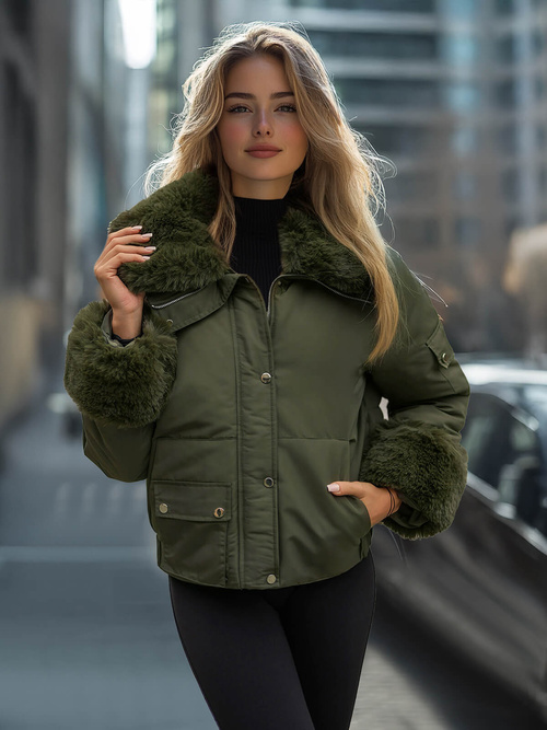 Damen Jacke Khaki OZONEE O/H833Z