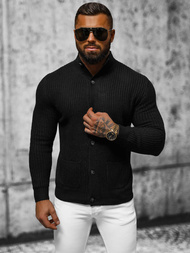Herren Pullover Schwarz OZONEE NB/MM6020/4