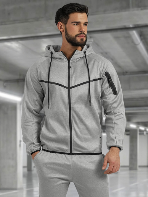 Herren Sportanzug Grau OZONEE JS/8C1966/2