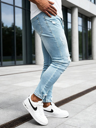 Herren Jeanshose Hellblau OZONEE DO/2860