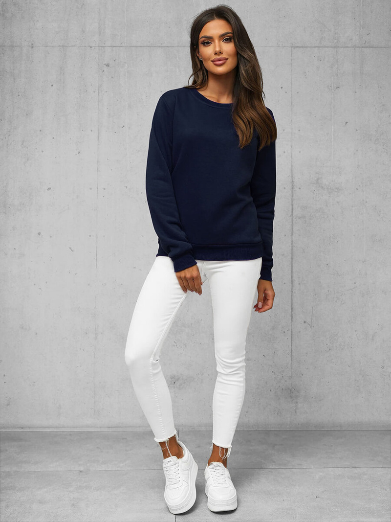 Damen Sweatshirt Dunkelblau OZONEE JS/W01Z