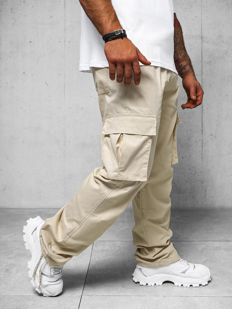Herren Hose Beige OZONEE O/G3179Z