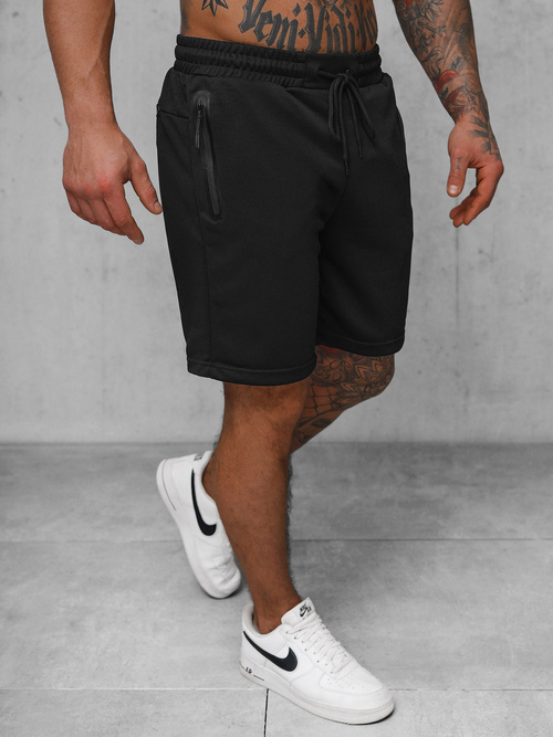 Herren Sportshorts Schwarz OZONEE JS/17K532/3