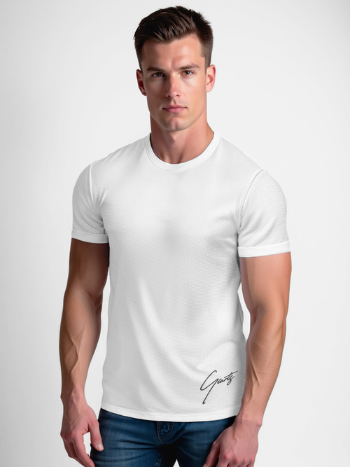 Herren T-shirt Weiß OZONEE O/L1192Z