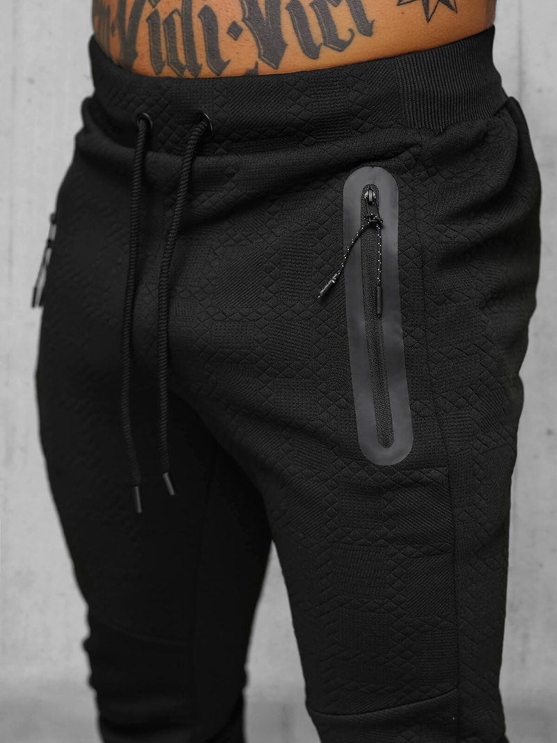 Herren Sportanzug Schwarz OZONEE O/FF3705AB