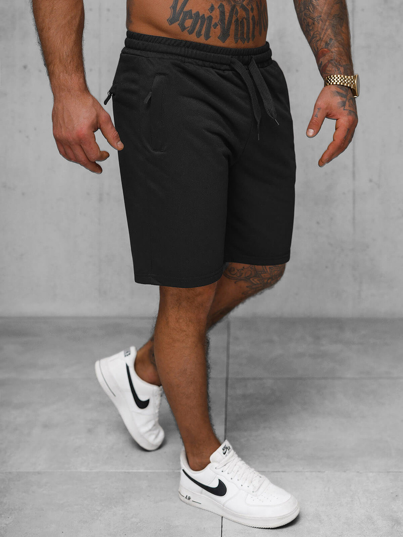 Herren Sportshorts Schwarz OZONEE JS/8K1551/3