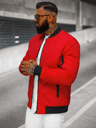 Herren Jacke Rot OZONEE JS/MY01Z