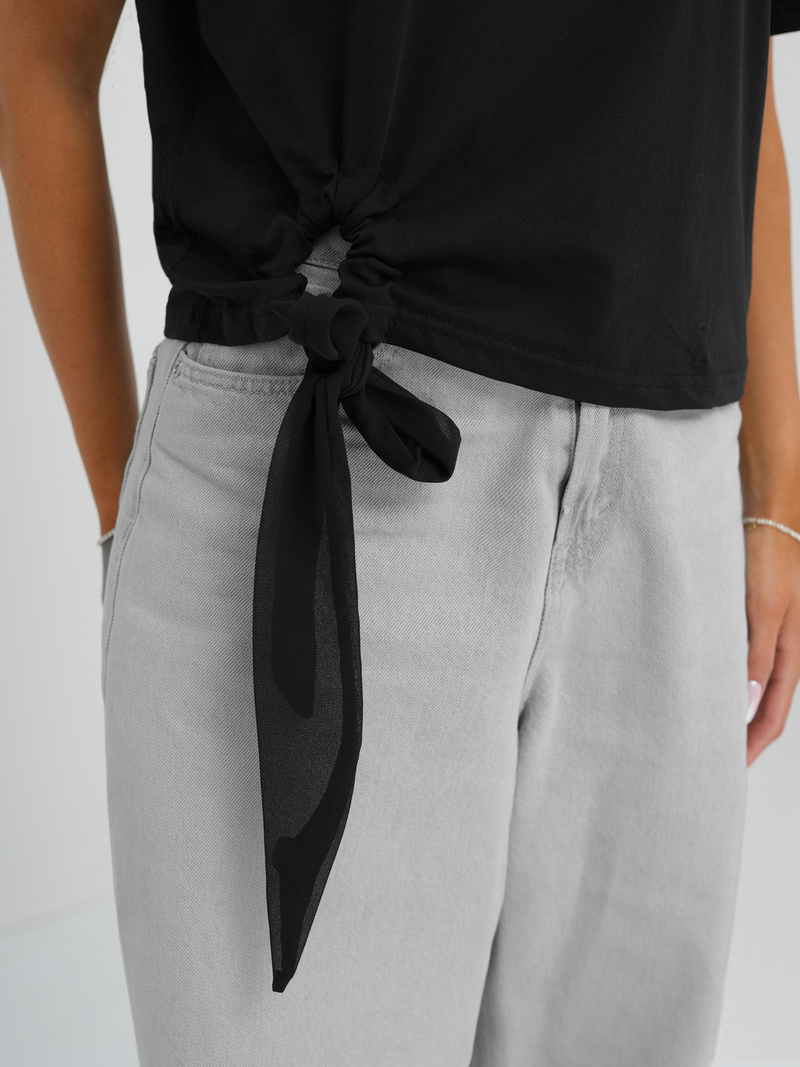 Damen T-shirt Schwarz OZONEE JS/RJ77247