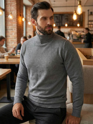 Herren Pullover Grau OZONEE JS/59B3603/2