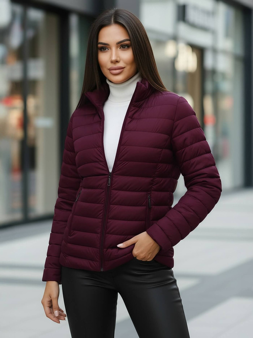 Damen Jacke Dunkel Weinrot OZONEE JS/16M9109/01Z