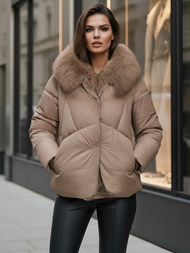 Damen Jacke Dunkelbeige OZONEE O/16M9179/84