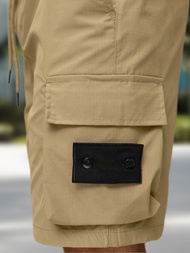 Herrenshorts Beige OZONEE JS/27K6538/6