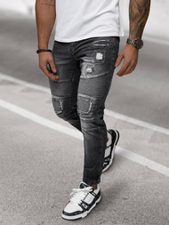 Herren Jeanshose Schwarz OZONEE NB/MP0142N