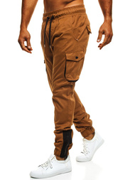 Herren Jogger Hosen DunkelCamel OZONEE A/705