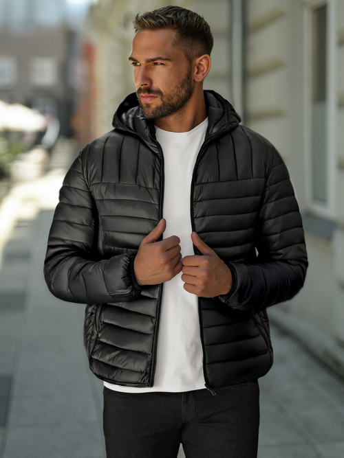 Herren Jacke Schwarz OZONEE JS/16M9336/392B