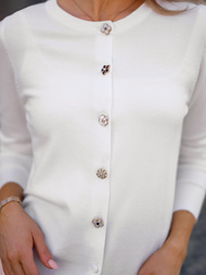 Damen Pullover Weiß OZONEE JS/53B5210/1