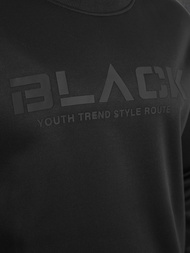 Herren Sweatshirt Schwarz OZONEE JS/8B1992/3