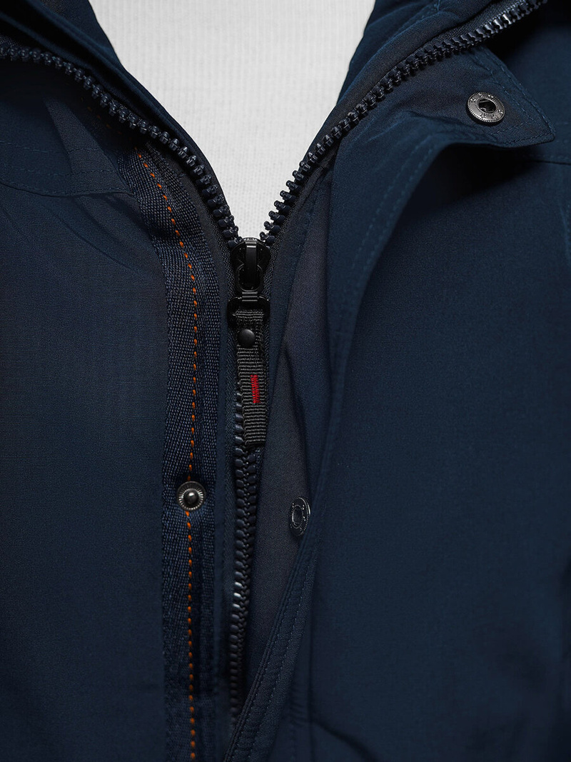 Herren Winterjacke Dunkelblau OZONEE JS/5M718/215