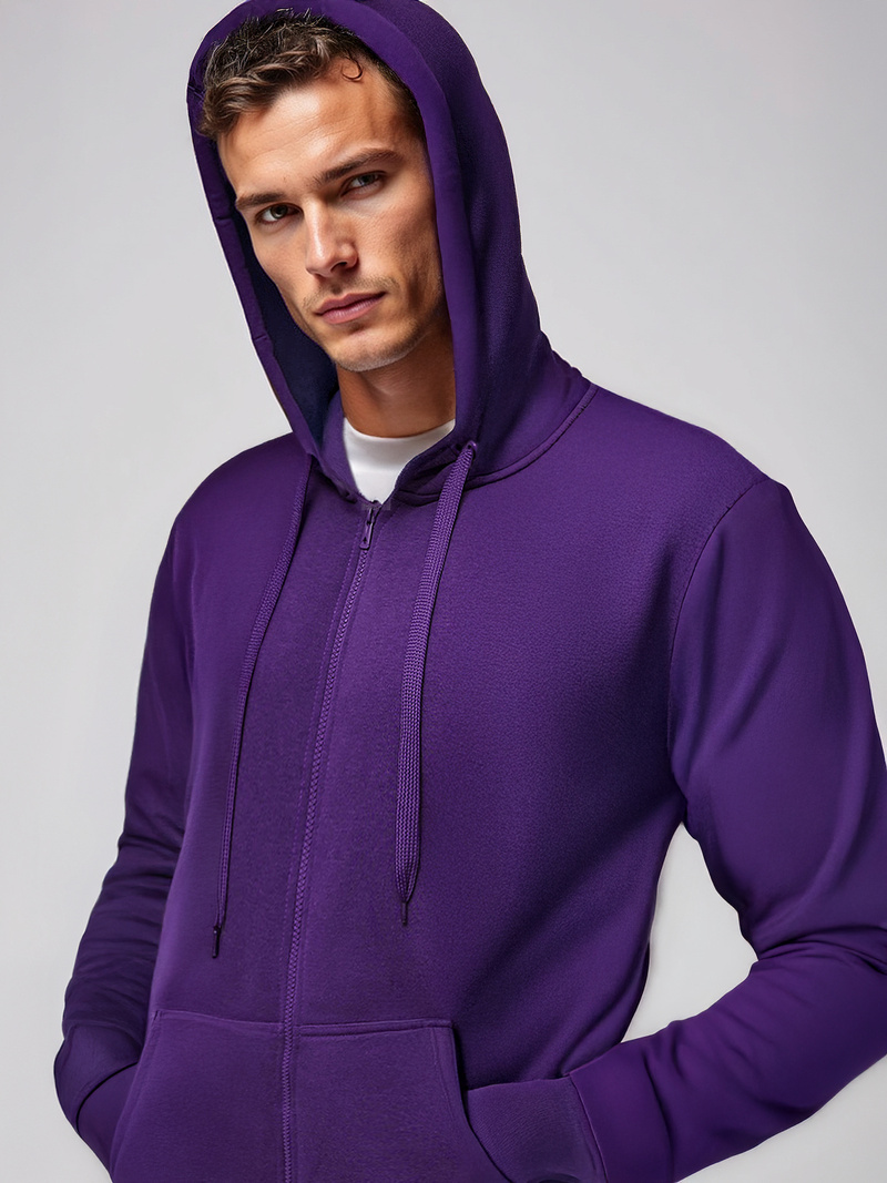 Herren Kapuzenpullover Violett OZONEE JS/2008