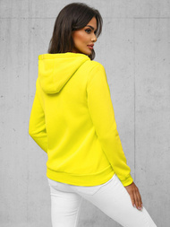Damen Kapuzenpullover Gelb-Neon OZONEE JS/W03Z