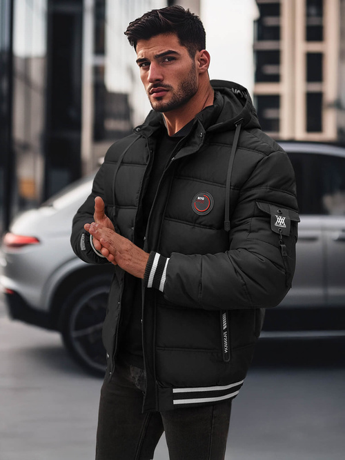 Herren Jacke Schwarz OZONEE JS/57M7501/392Z