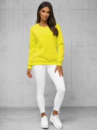 Damen Sweatshirt Gelb-Neon OZONEE JS/W01Z