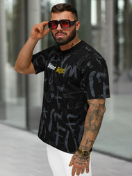 Herren T-shirt Schwarz OZONEE O/YN2/621