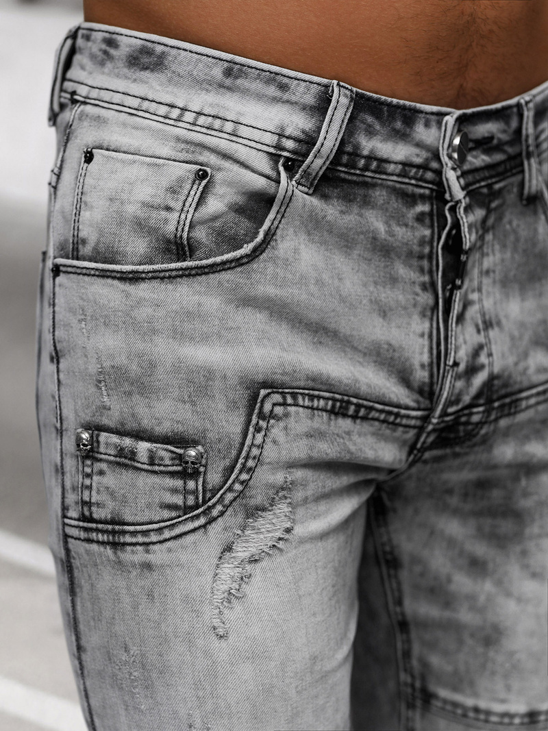 Herren Jeanshose Anthrazit OZONEE NB/MP0163N